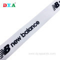 white silicone print polyester grosgrain webbing strap 25mm